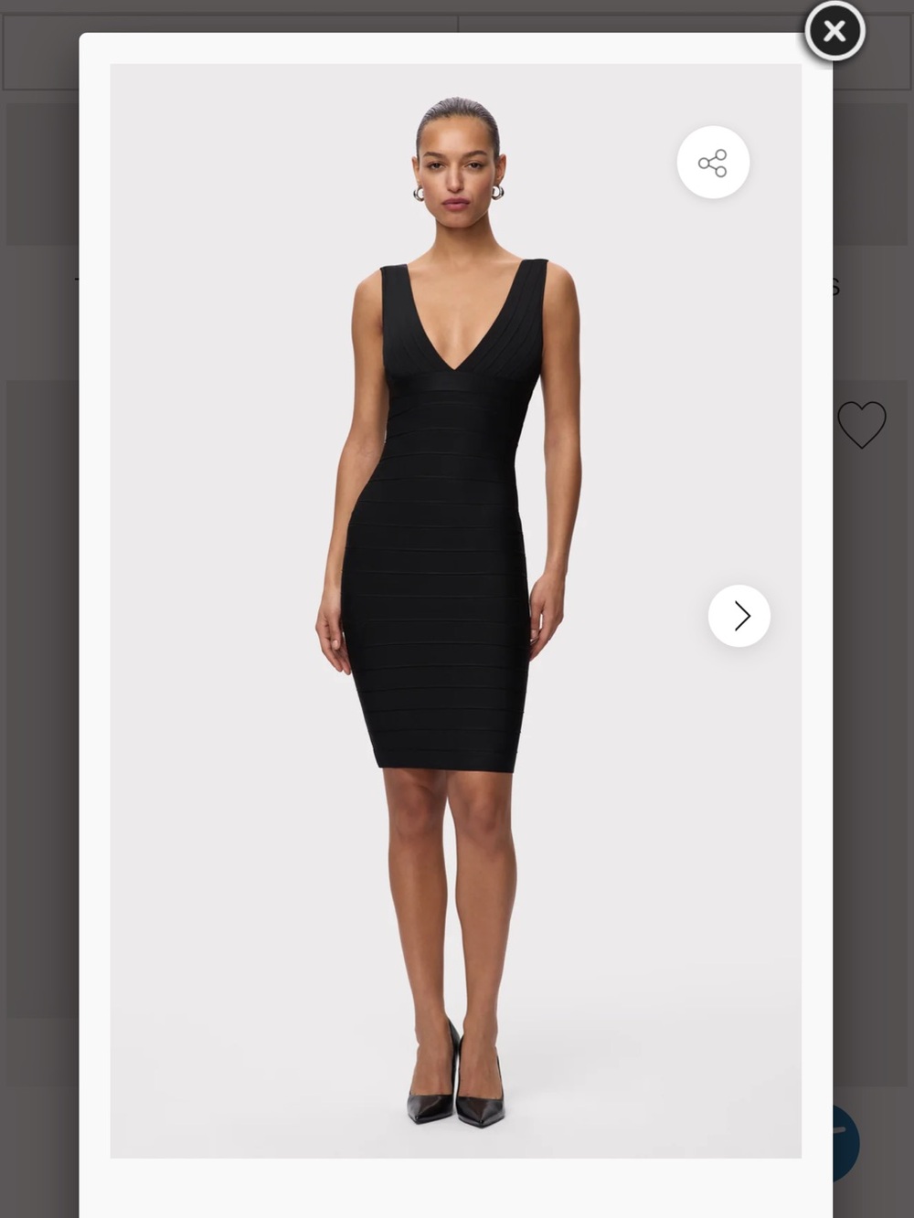 HERVE LEGER BACKSTAGE DRESS BANDAGE DRESS